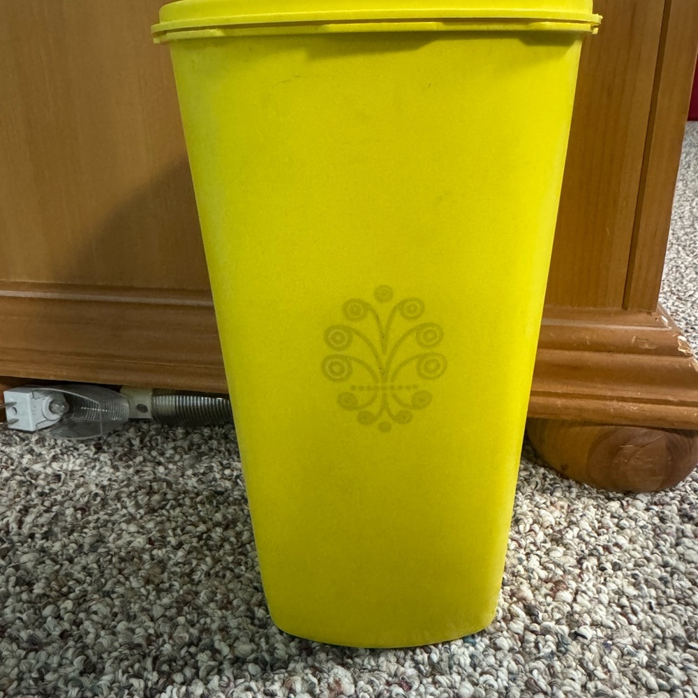 Yellow Tumbler with Lid